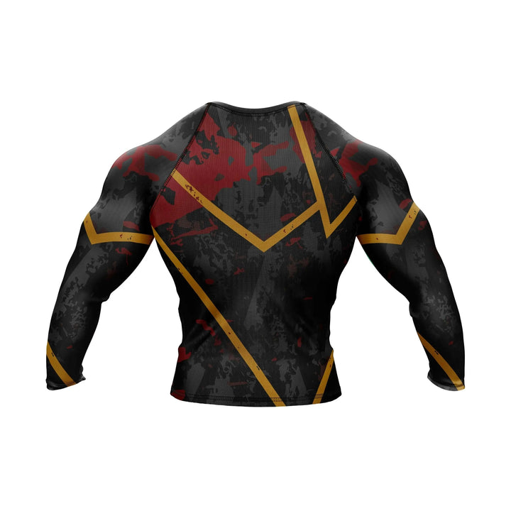 Samurai Skull Compression Rash Guard - Premium Rashguards | Combatra