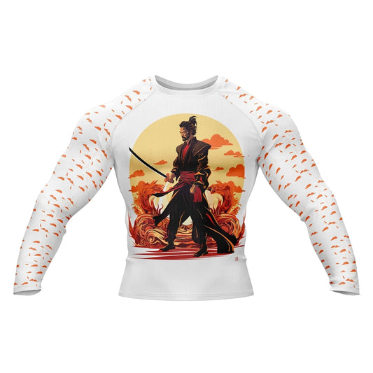 Samurai Warrior Compression Rash Guard - Premium Rashguards | Combatra