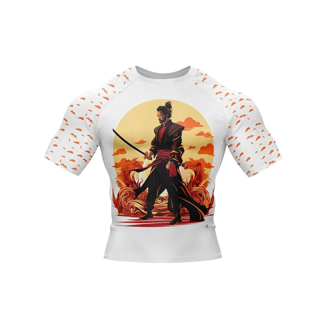 Samurai Warrior Compression Rash Guard - Premium Rashguards | Combatra