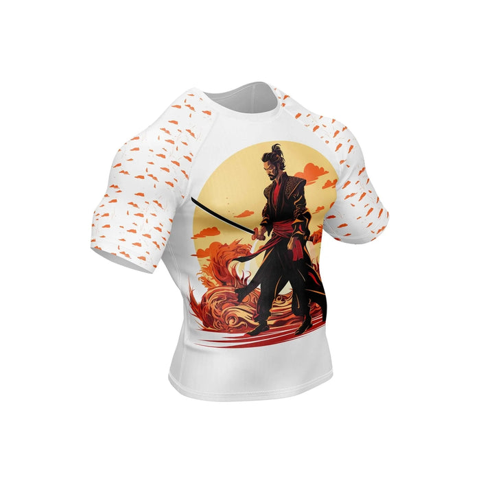 Samurai Warrior Compression Rash Guard - Premium Rashguards | Combatra