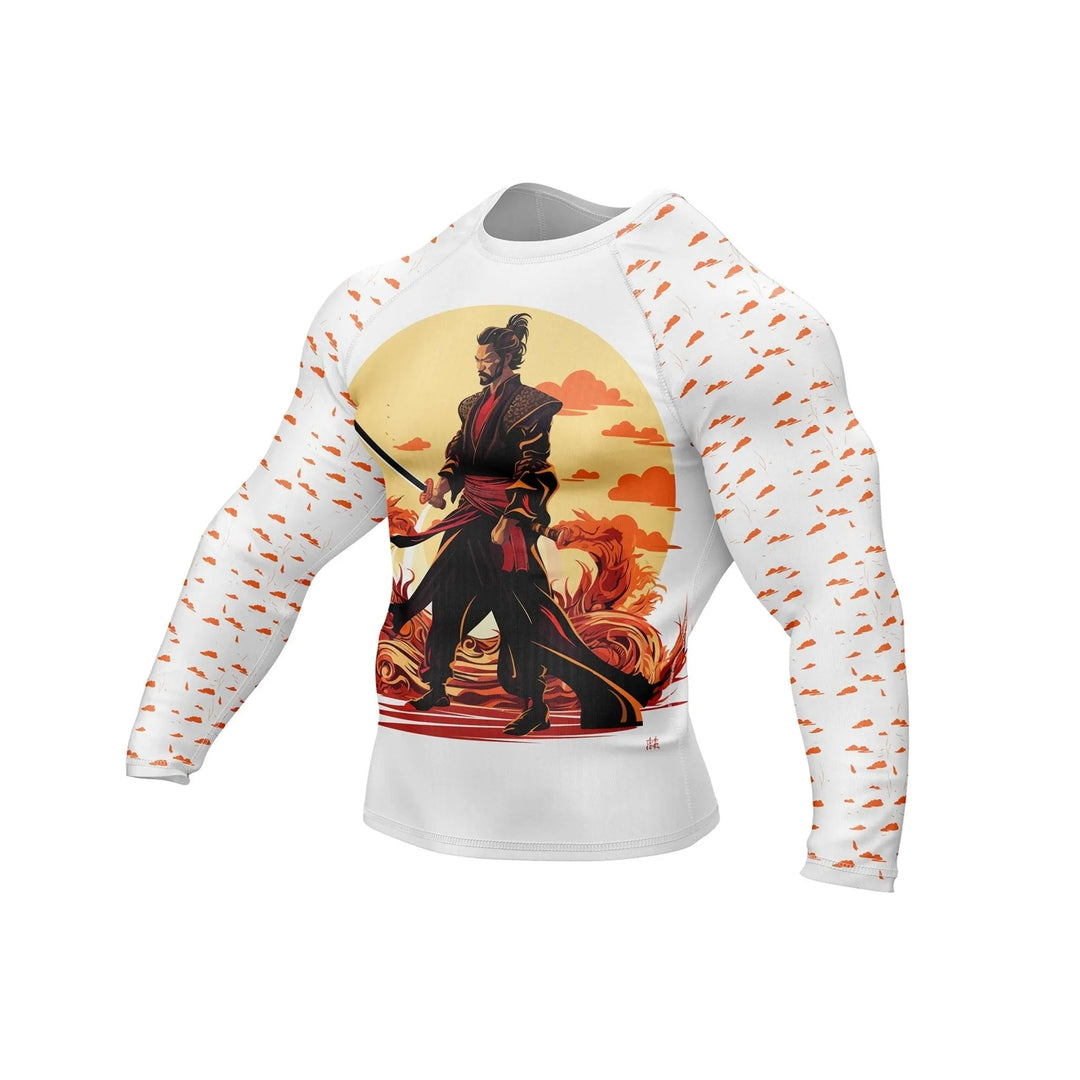 Samurai Warrior Compression Rash Guard - Premium Rashguards | Combatra