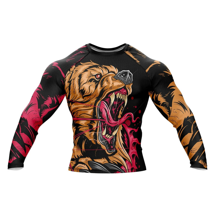 Savage Bear Attack Compression Rashguard - Premium Rashguards | Combatra