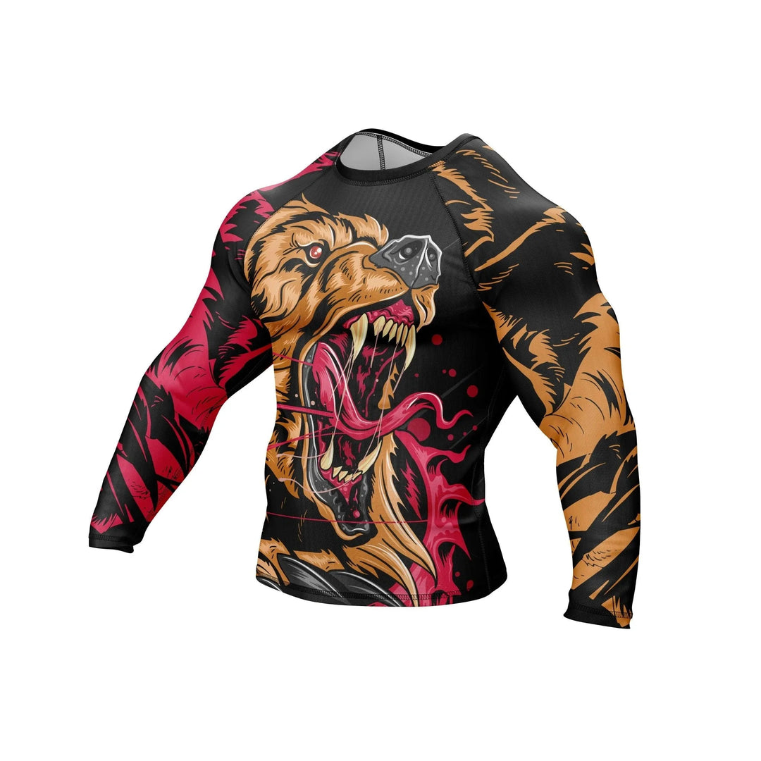 Savage Bear Attack Compression Rashguard - Premium Rashguards | Combatra