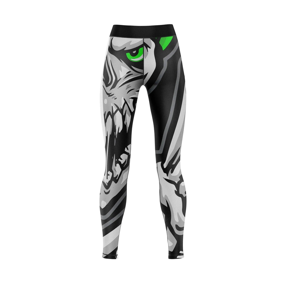 Scary Skeleton Compression Pants - Compression Pants | Combatra