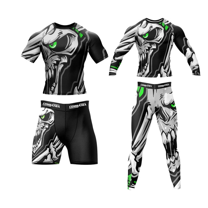 Scary Skeleton Compression Pants - Compression Pants | Combatra