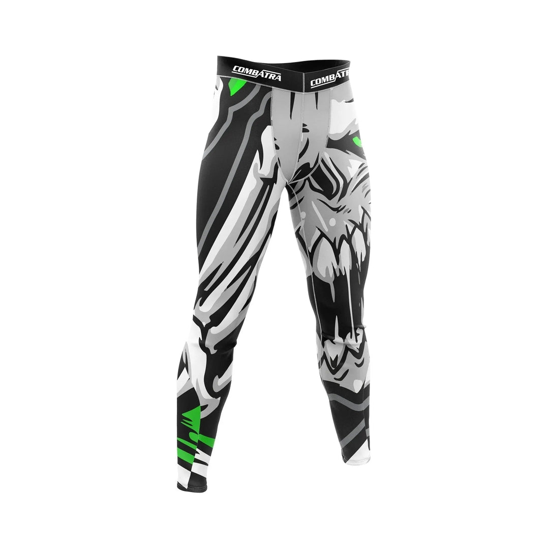Scary Skeleton Compression Pants - Compression Pants | Combatra