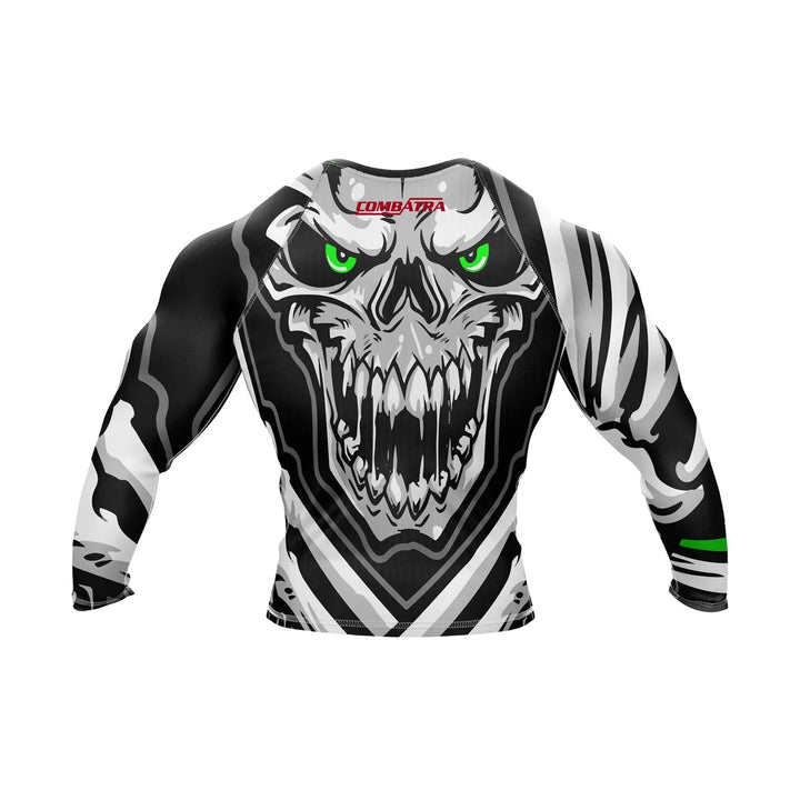 Scary Skeleton Compression Rash Guard - Premium Rashguards | Combatra