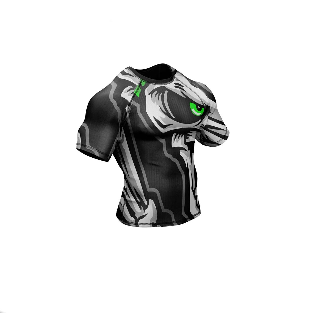 Scary Skeleton Compression Rash Guard - Premium Rashguards | Combatra