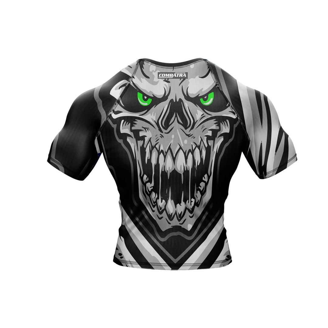 Scary Skeleton Compression Rash Guard - Premium Rashguards | Combatra
