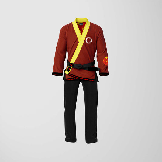 China Flag Patriotic Jiu-Jitsu Gi - Combatra