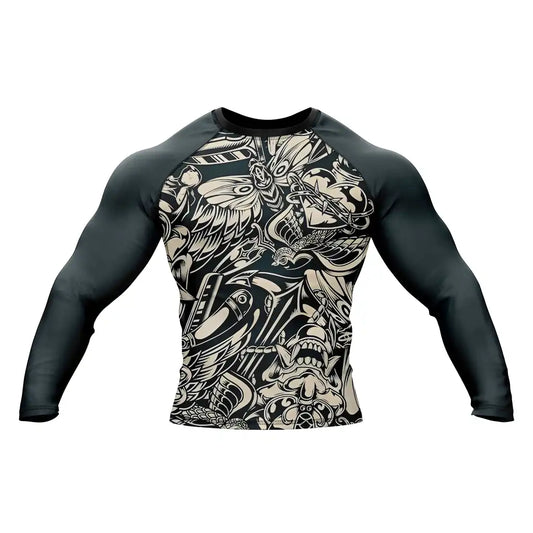 Tattoo Compression Rash Guard - Combatra