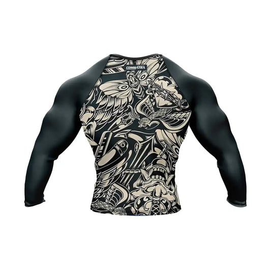 Tattoo Compression Rash Guard - Combatra