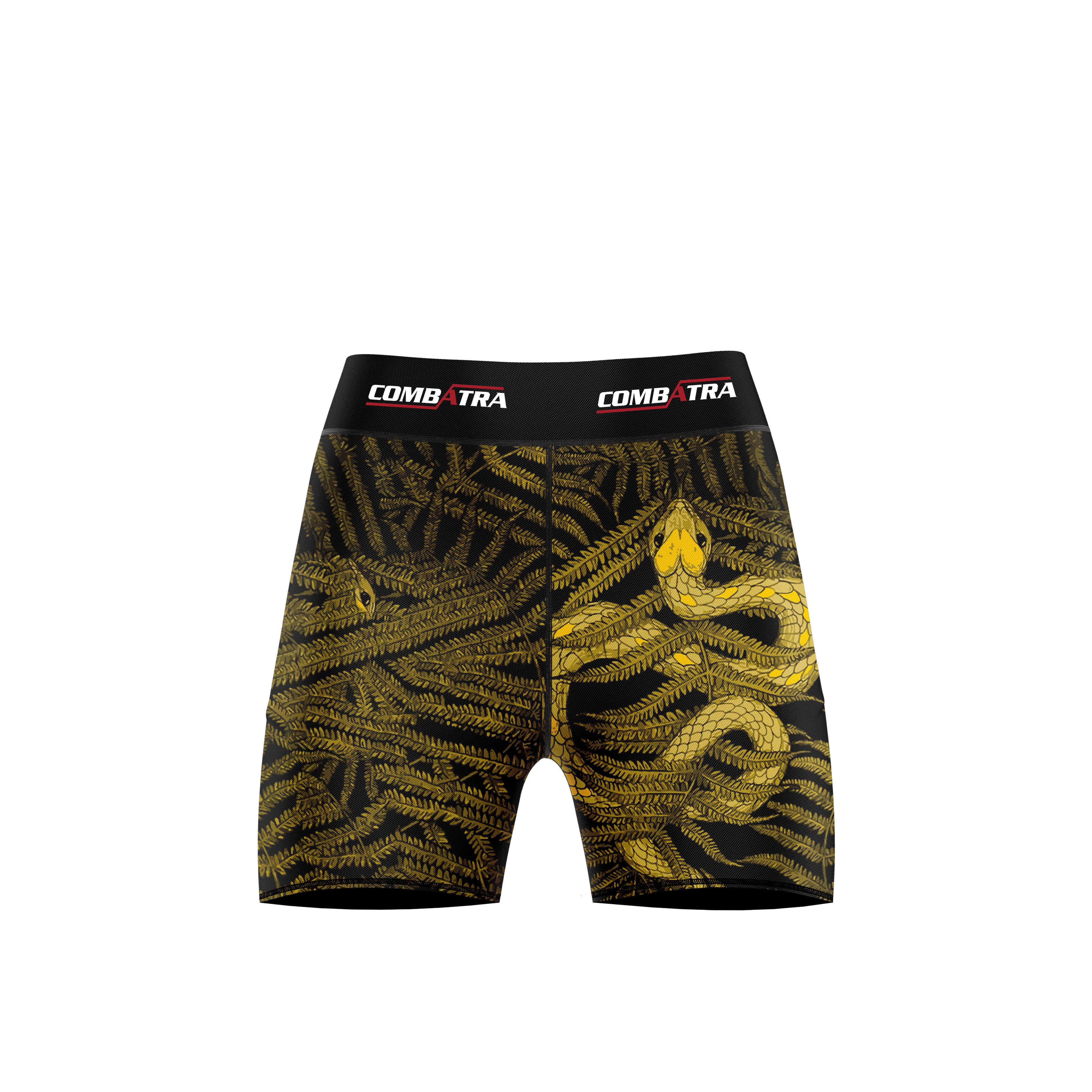 Abstract Snake Fury Women’s  Compression Shorts -  Combat Shorts