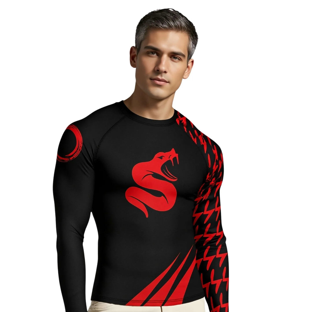 Snake Fury Compression Rash Guard - Premium Rashguards | Combatra