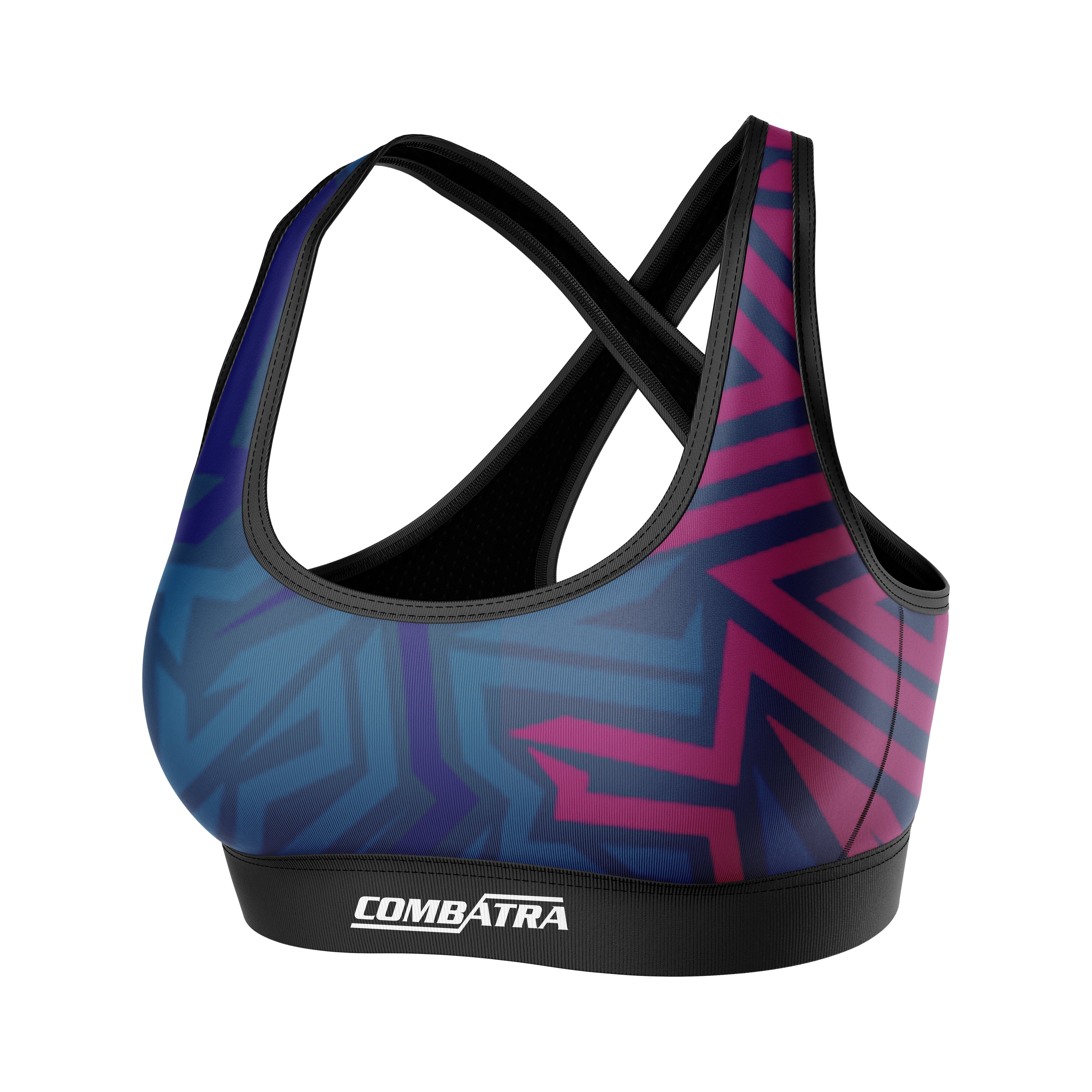 Abstract Geometric Sports Bra