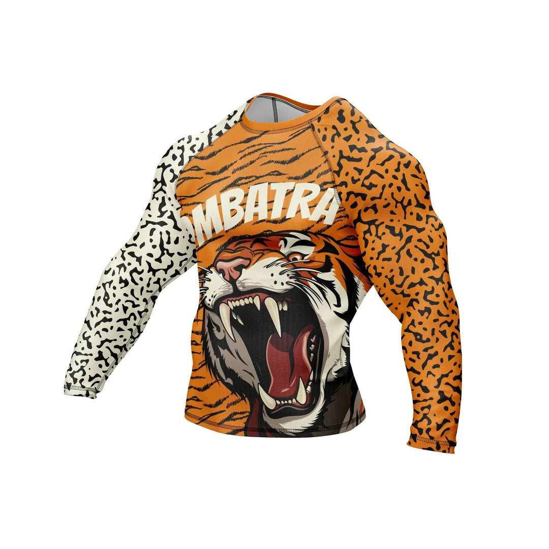 Tiger Fury Compression Rash Guard - Premium Rashguards | Combatra