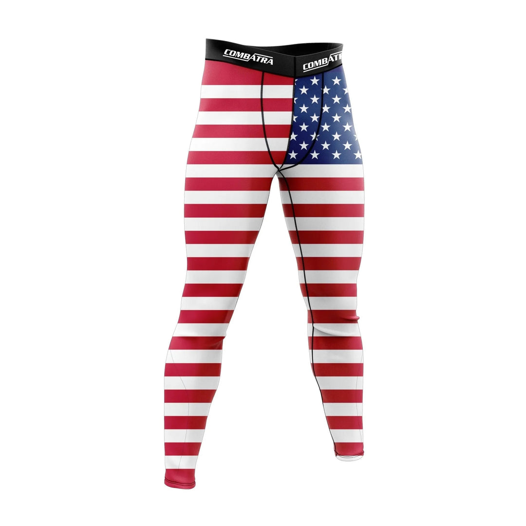 USA Flag Compressional pant - Compression Pants | Combatra