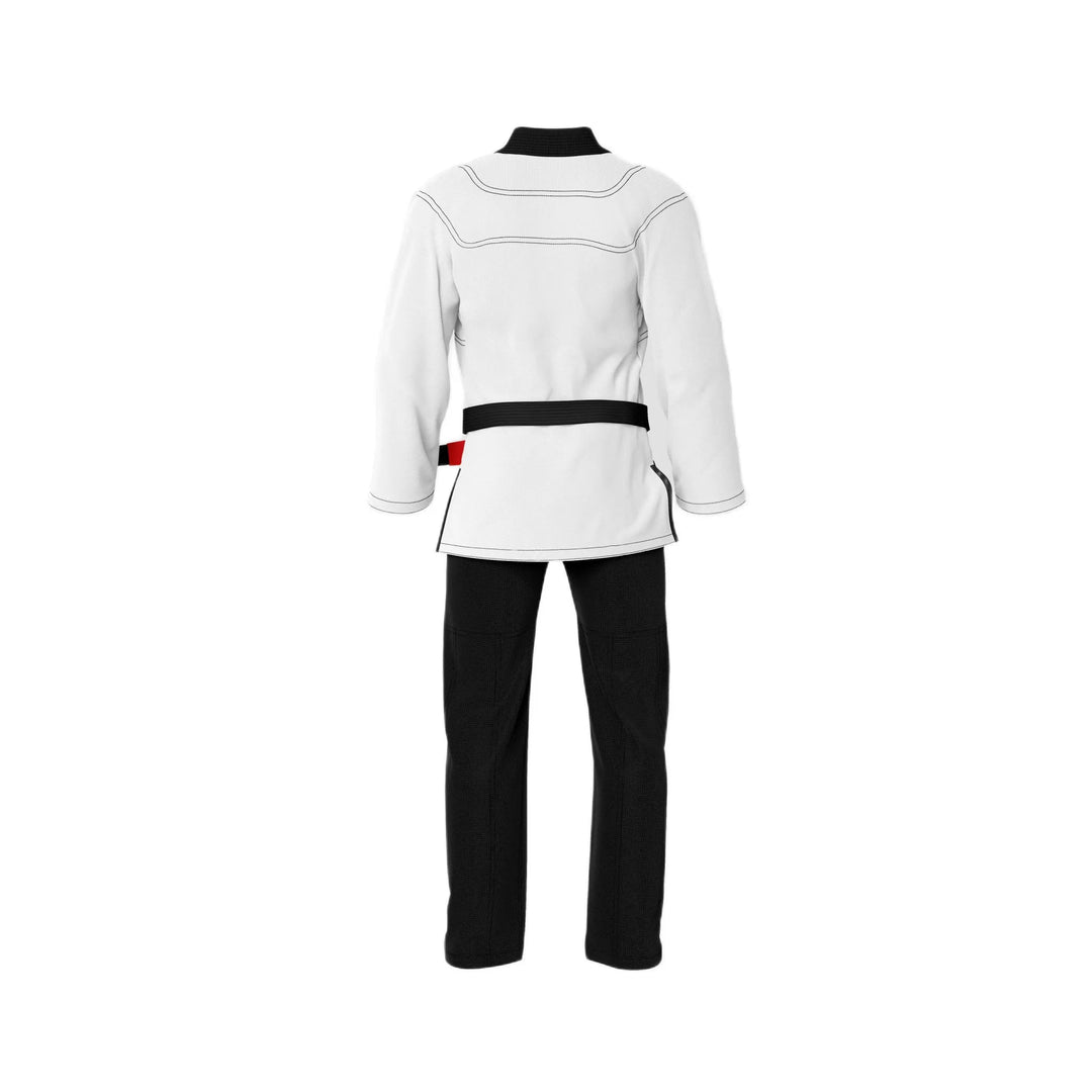 White Shirt with Black Pant Brazilian Jiu Jitsu Gi - Standard GI | Combatra